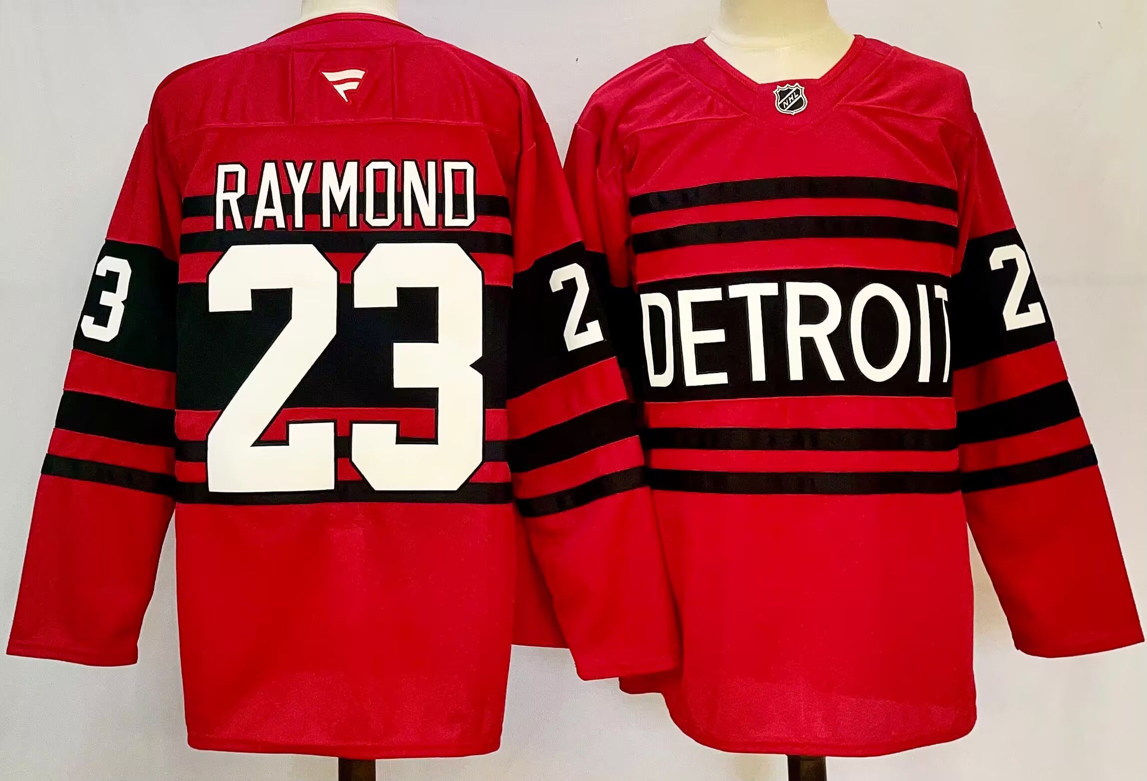 Men Detroit Red Wings #23 Raymond Red 2025 Home Premier Player NHL Jersey->detroit red wings->NHL Jersey
